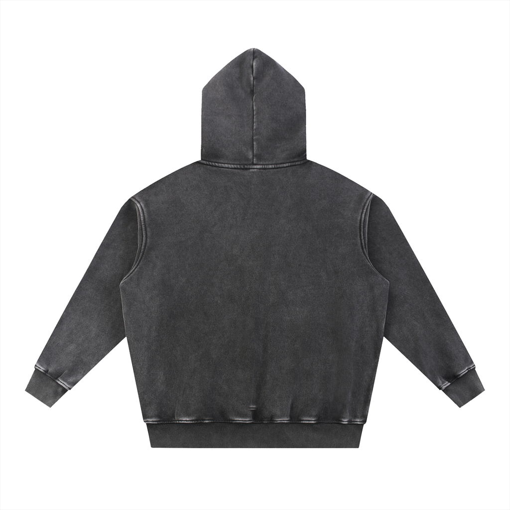 "Sorry, Mommy" - Snow Wash Fleece Oversize Hoodie