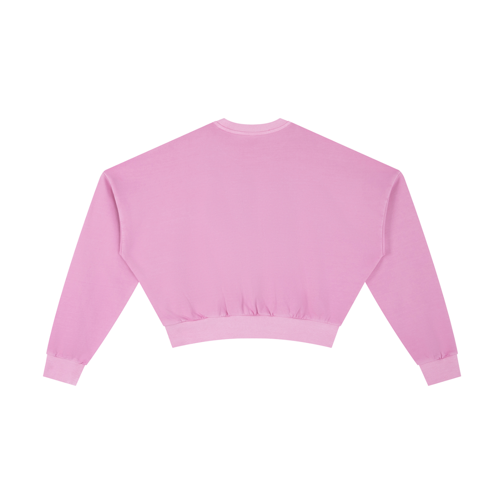 "Backroad Barbie" - Vintage Washed Cropped Sweatshirt