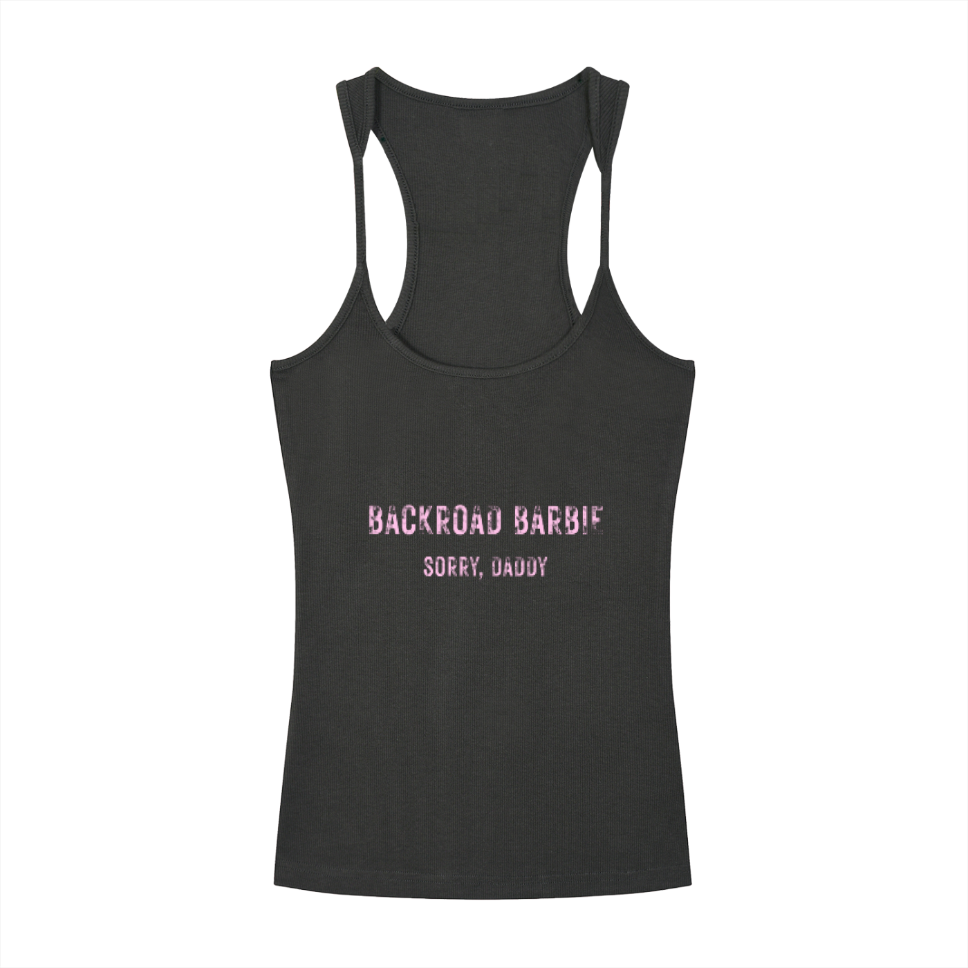 Backroad Barbie - Slim Fit Ribbed Tank Top