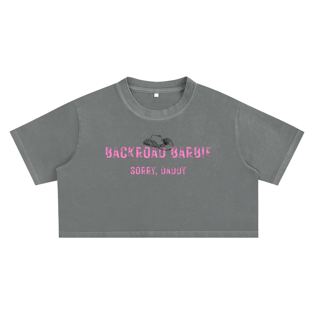 Washed Gray "Backroad Barbie" - Sorry, Daddy