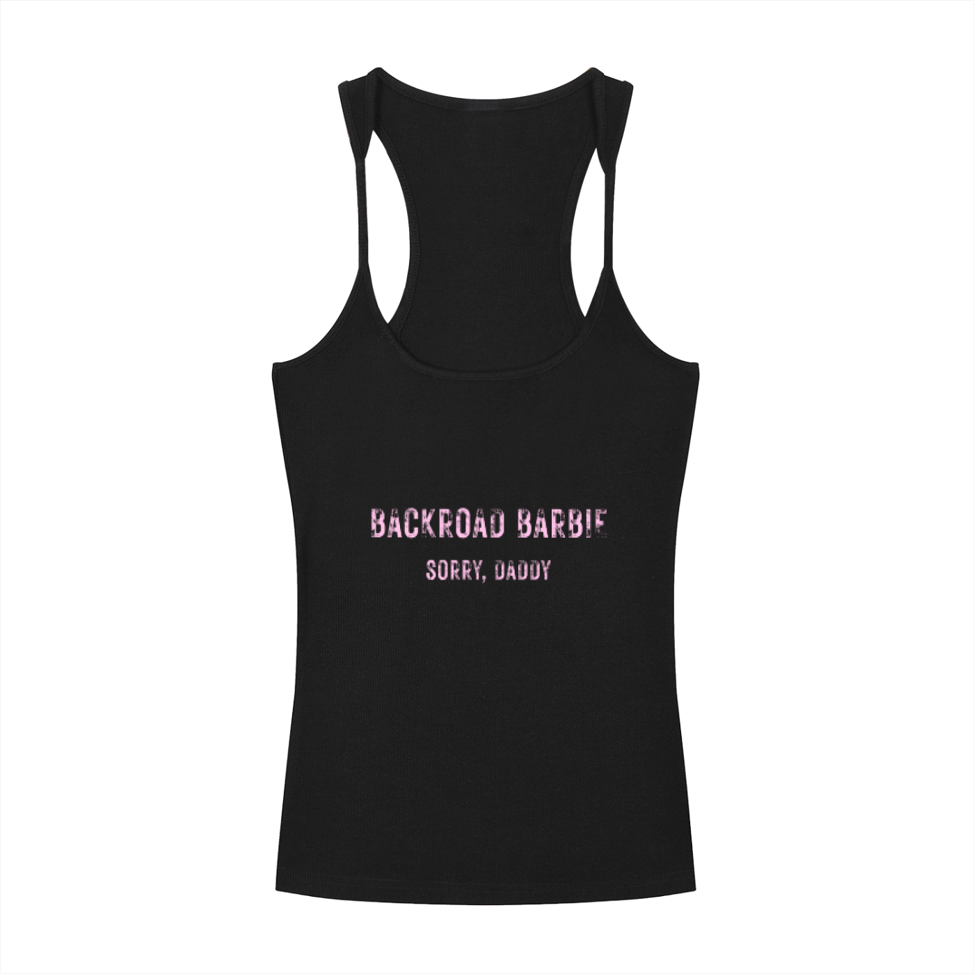 Backroad Barbie - Slim Fit Ribbed Tank Top